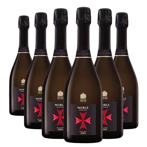 Crate of 6 Noble Champagne Brut Vintage 2004 75cl